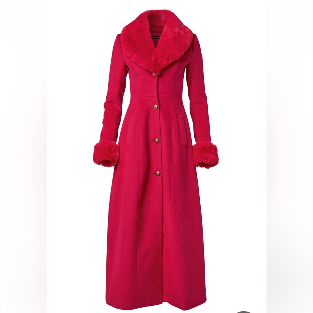 Beyond fabulous red winter coat Venus